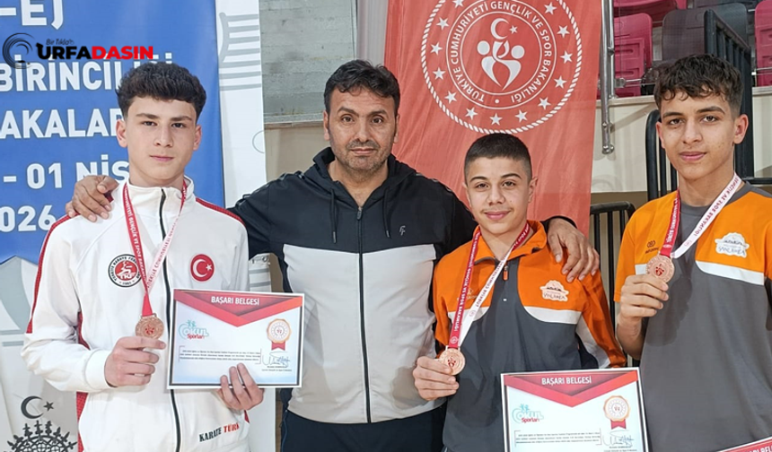 Şanlıurfalı İmam Hatipli Sporculardan Çifte Madalya