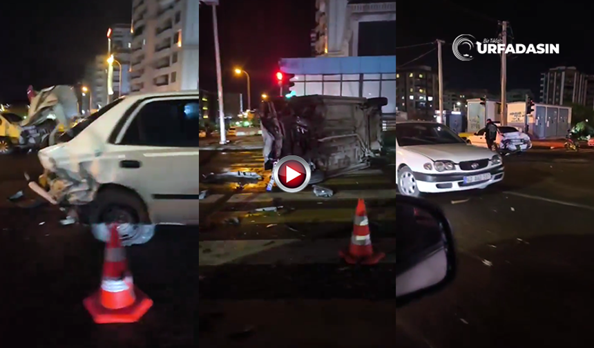 Şanlıurfa'da Gece Vakti Zincirleme Kaza