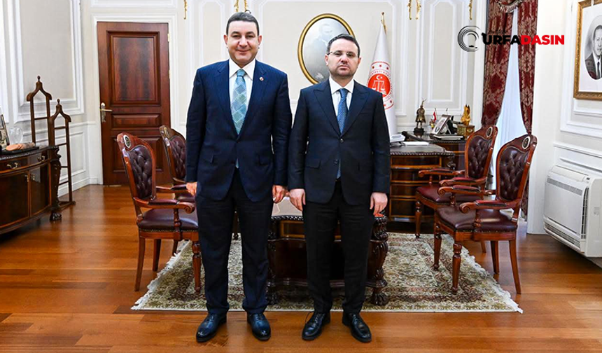 Başkan Özyavuz'dan Adalet Bakanı Akın Gürlek'e Hayırlı Olsun Ziyareti