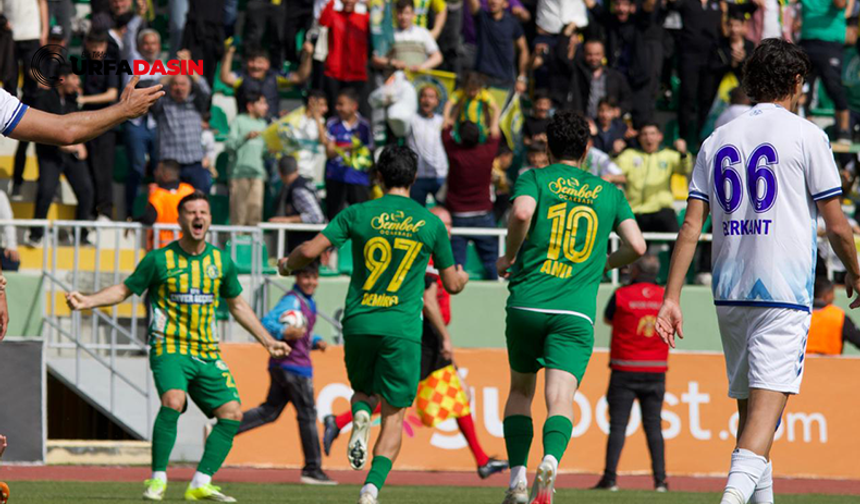Şanlıurfaspor Son Maçında Galip Geldi, Play Off’a Kaldı