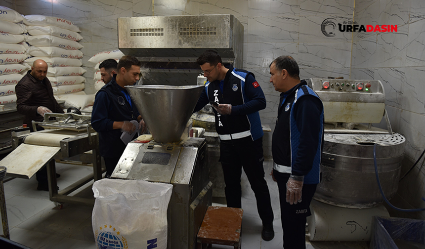 Siverek'te Fırın ve Unlu Mamul Üretimi Yapan İşletmeler Denetlendi