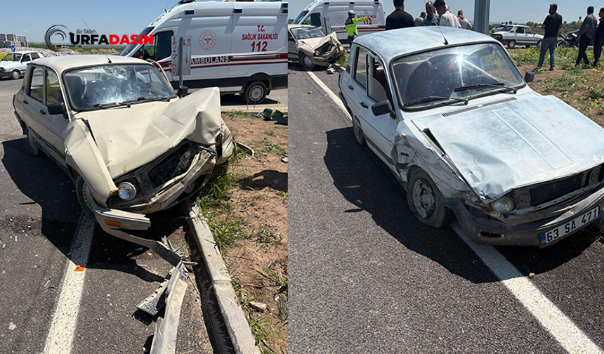 Şanlıurfa'da İki Otomobilin Çarpıştığı Kazada 3 Yaralı