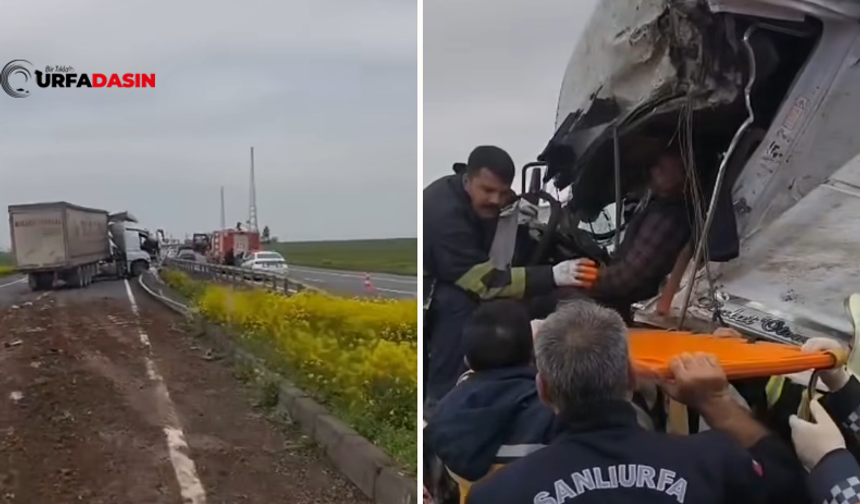 Viranşehir-Mardin Yolunda Tır Kontrolden Çıktı: 1 Yaralı