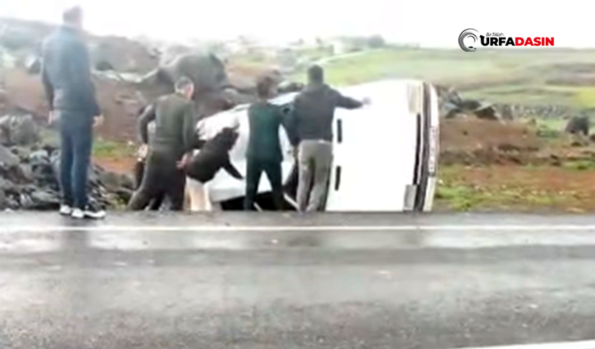 Şanlıurfa'da Otomobil Takla Attı: Sürücü Hastaneye Kaldırıldı