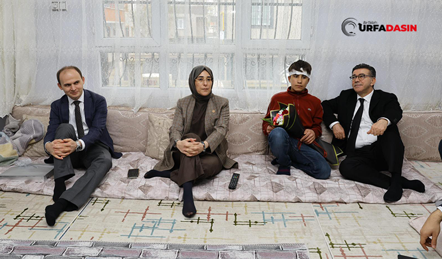 Milletvekili Yazmacı ve Başkan Bucak Saldırıda Yaralanan Öğrencileri Ziyaret Etti