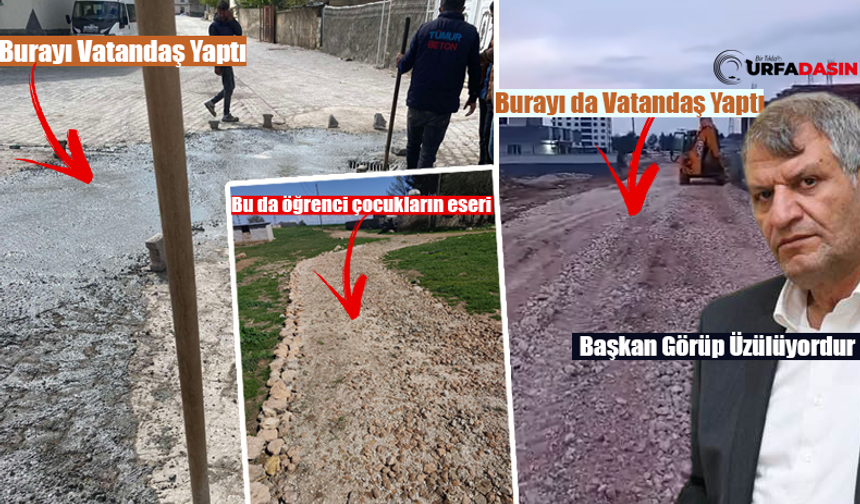 Şanlıurfa'nın Akçakale Belediyesi Yatıyor Vatandaş Çalışıyor