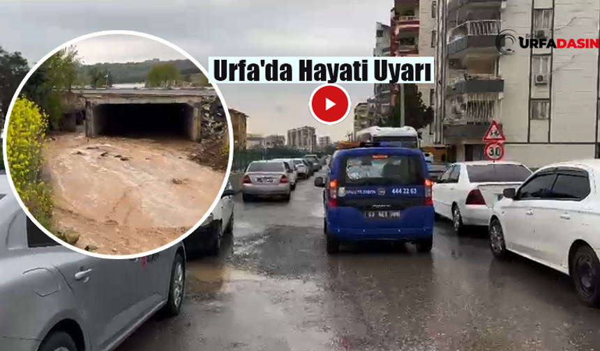 Şanlıurfa'da Zabıtadan Anonslu Sel Uyarısı!