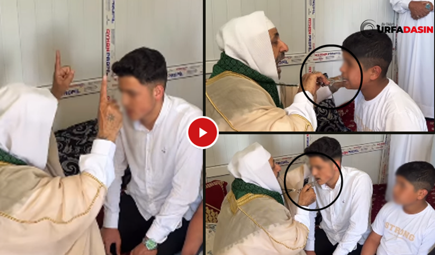 Şanlıurfa’da Kekeme ve Konuşamayan Çocuklara Anahtarla Şifa Dağıtıyor