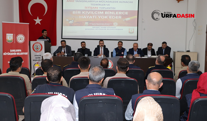 Şanlıurfa'da Anız Yangınlarına Karşı Önemli Toplantı