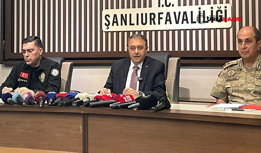 Şanlıurfa Vali Şıldak, Bayram Tedbirlerini Açıkladı
