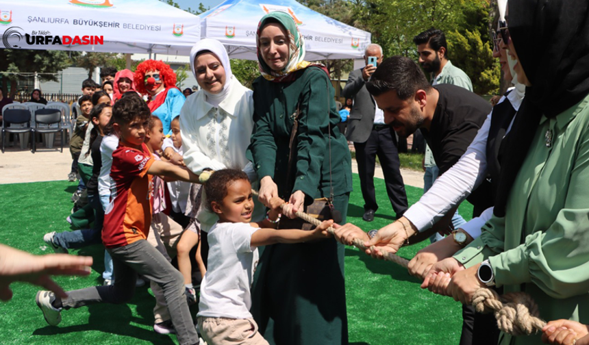 Şanlıurfa'da Çocuk Şenliği Renkli Görüntülere Sahne Oldu