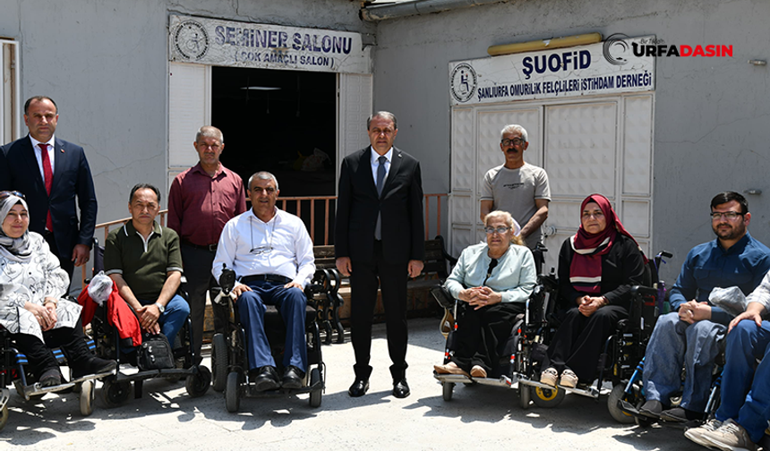 Şanlıurfa Valisi Şıldak'tan Engelli Derneklerine Ziyaret