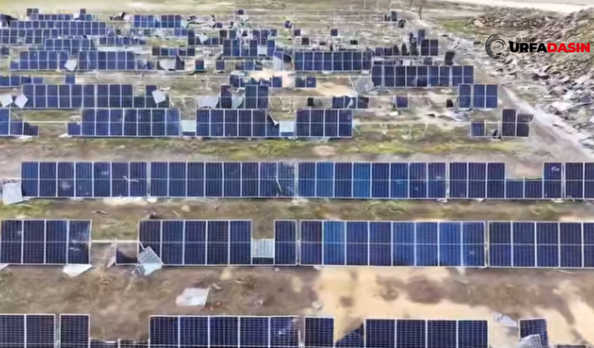 Şanlıurfa Viranşehir’de Fırtına ve Hortum Güneş Panellerini Yerle Bir Etti: 4 Yaralı