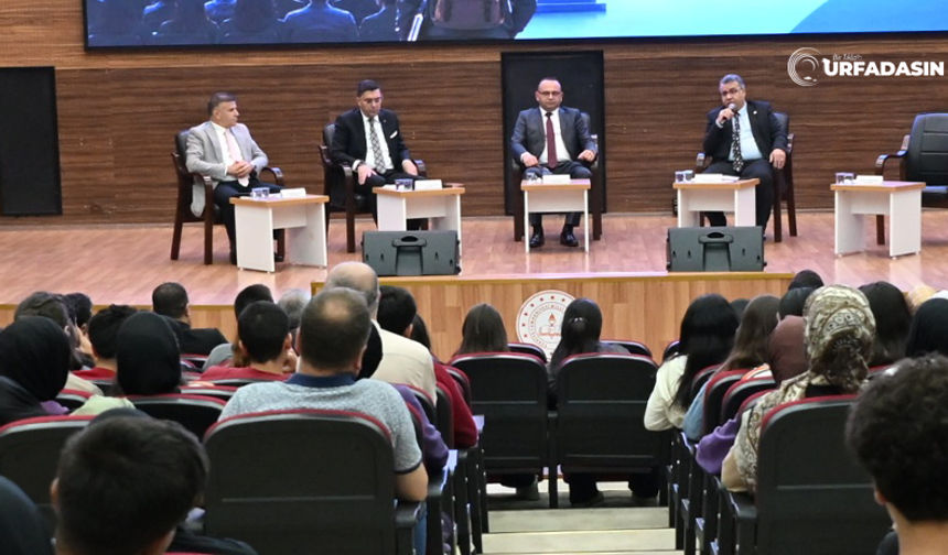 Şanlıurfa Emniyet Müdürü, Ağır Ceza Reisi ve Mühendislik Dekanı kariyer yolculuklarını Öğrencilere Anlattı