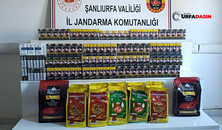 Şanlıurfa'nın İlçesinde Kaçakçılık Operasyonları: Sigara ve Çay Ele Geçirildi