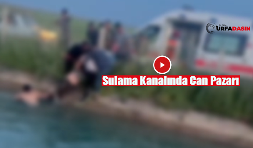 Şanlıurfa'da Otomobil Sulama Kanalına Devrildi: 1'i Ağır 3 Yaralı
