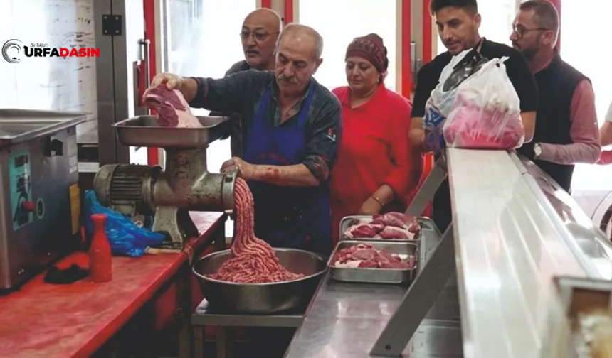 Şanlıurfa'da Kasaplarda Et Çekme Yoğunluğu !