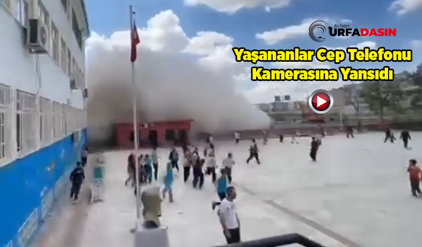 Şanlıurfa'da Okulun Yanı Başında Yapılan Yıkım, Korku ve Paniğe Neden Oldu