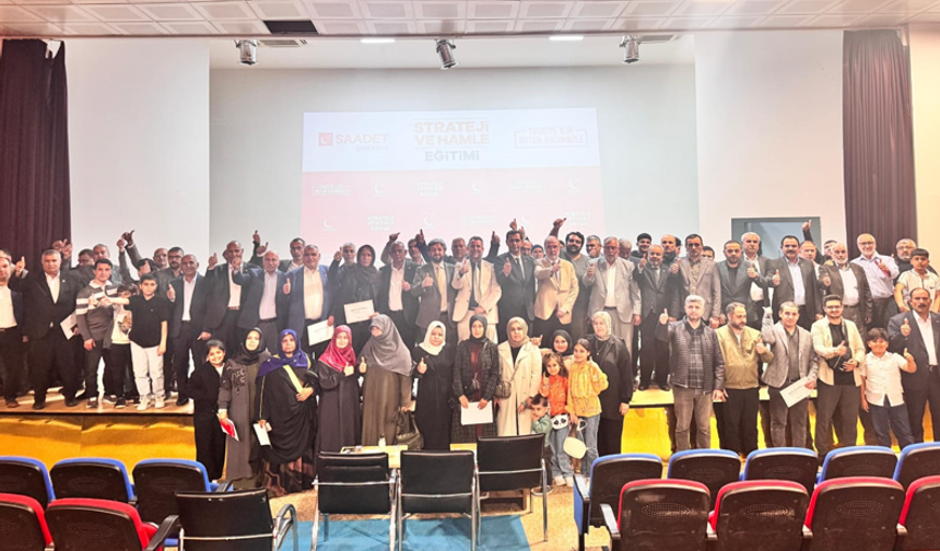 Saadet Partisi Şanlıurfa İl Başkanlığı’ndan Strateji ve Hamle Eğitimi Programı