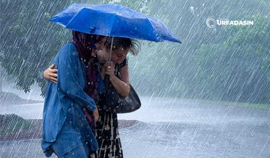Meteoroloji'den Şanlıurfa'ya İlçe İlçe Kuvvetli Yağış ve Fırtına Uyarısı