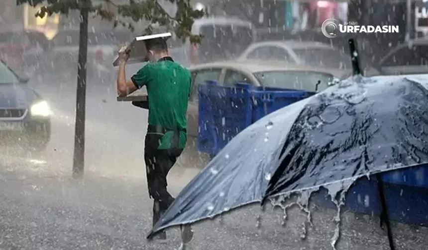 Meteoroloji Uyardı: Şanlıurfa'da Öğleden Sonra Sağanak Yağışa Dikkat!