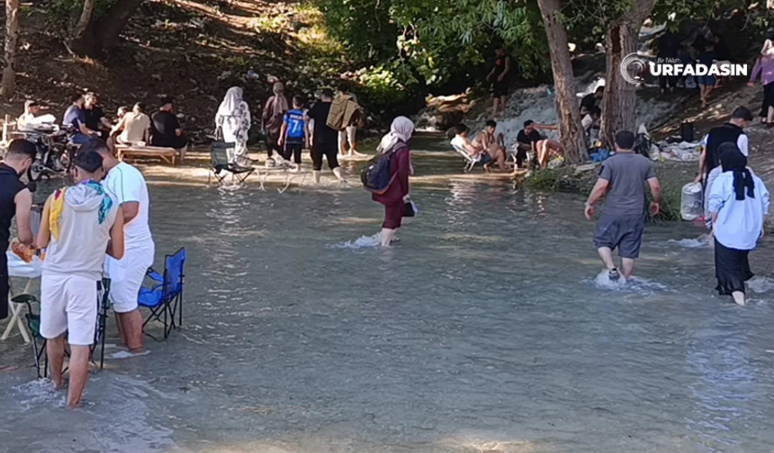 Şanlıurfa Adıyaman Sınırındaki Şelaleye Yoğun İlgi