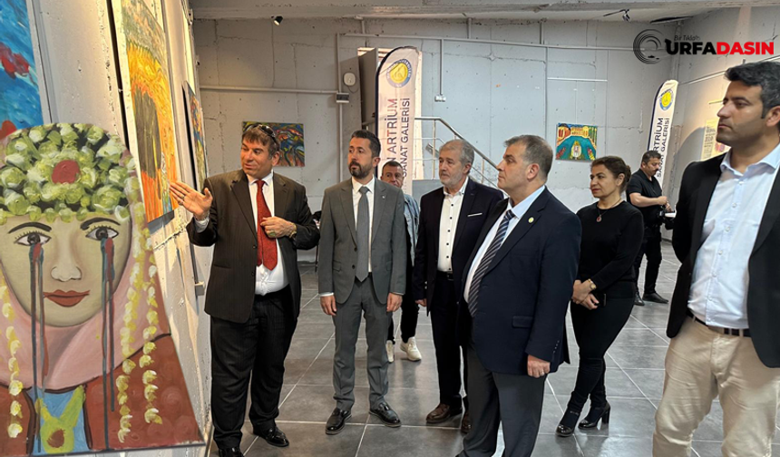 Şanlıurfa'da Kan Ağlayan Zelo’ya Yazılmamış Mektuplar Resim Sergisi Açıldı