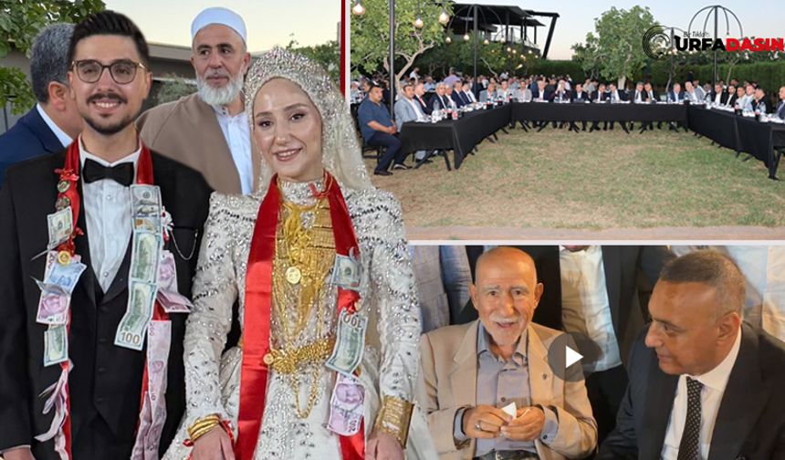 Şanlıurfa'da Siyaset ve İş Dünyası Kasım Hafız'ın Oğlunun Düğününde Buluştu