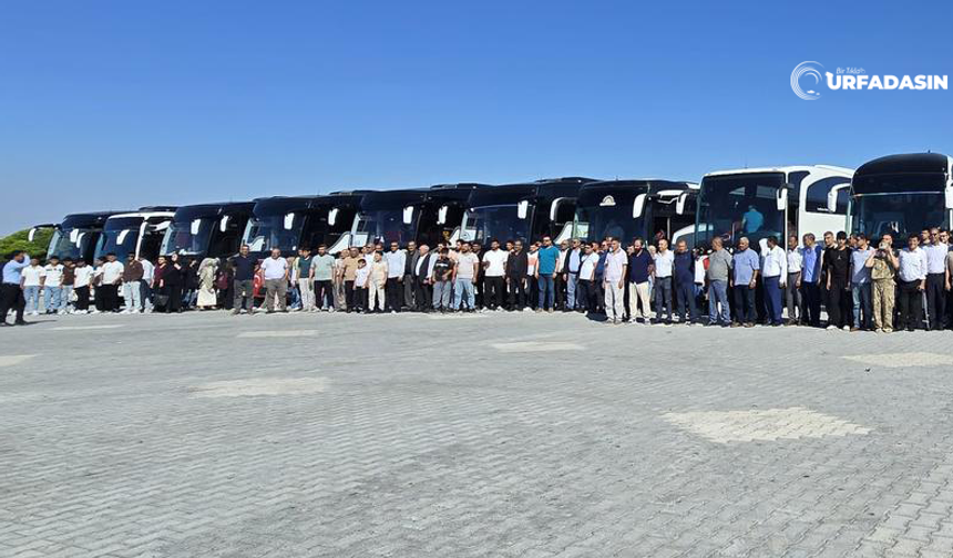 İYİ Parti Şanlıurfa Teşkilatı 12 Otobüsle Tandoğan'da Bayrak Açma Mitingine Gitti