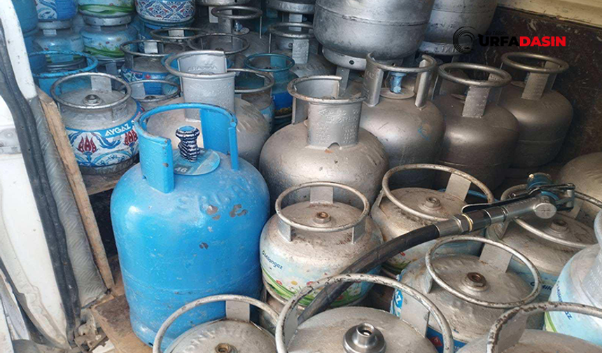 Şanlıurfa'da Kaçak Tüp Dolumu Yapılan Akaryakıt İstasyonuna Operasyon