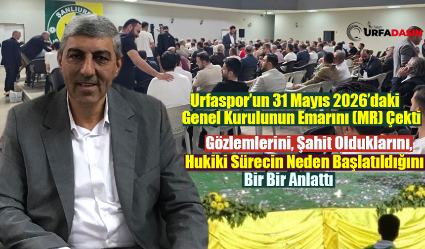 Şanlıurfaspor Genel Kurul Seçiminin Tartışması 1 Aydır Devam Ediyor