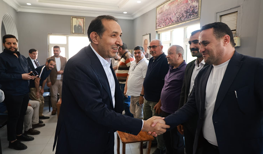Şanlıurfa'da Eski Başkan Güneş ve Partililer, Vatandaşlarla Buluşarak Helallik İstedi