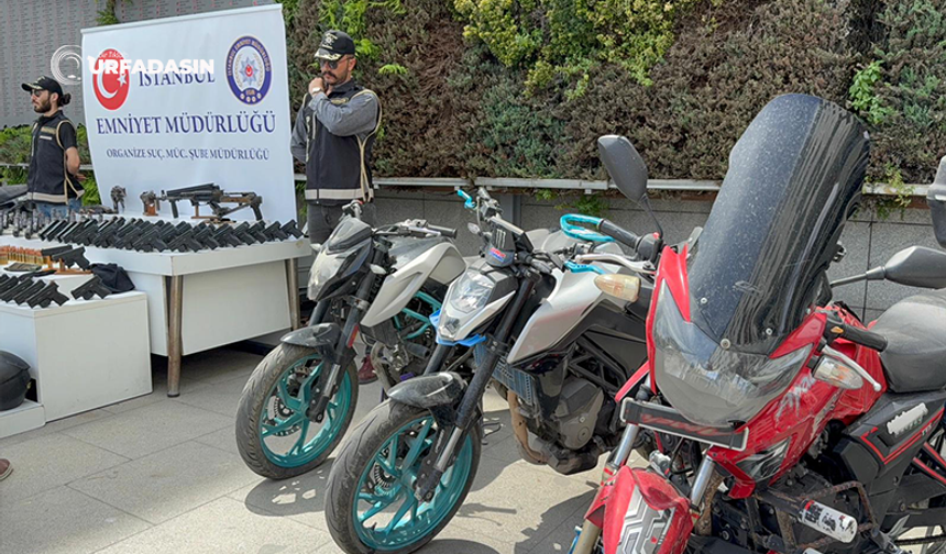 İstanbul Merkezli Motosikletli Suç Çeteleri Operasyonu Şanlıurfa'ya Uzandı