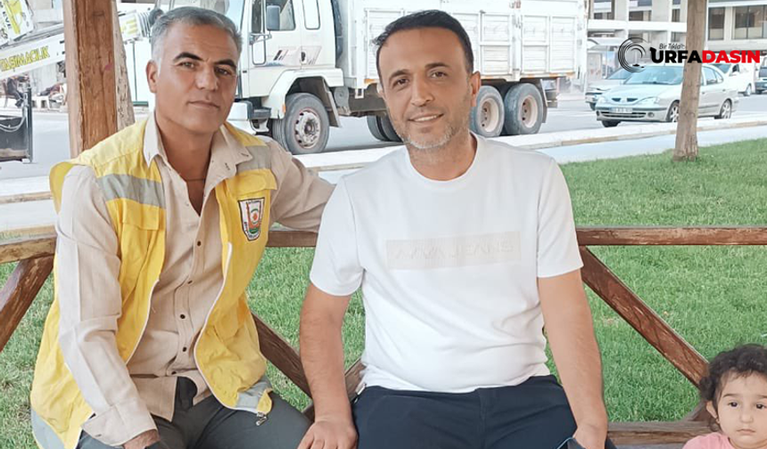 Şanlıurfa Viranşehir'de İşçiden Örnek Davranış: Parkta Bulduğu Telefonu Sahibine Teslim Etti
