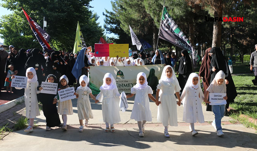 Şanlıurfa'da "Niyet Ettim Örtünmeye, Emrin Başım Üstüne" Etkinliği Düzenlendi