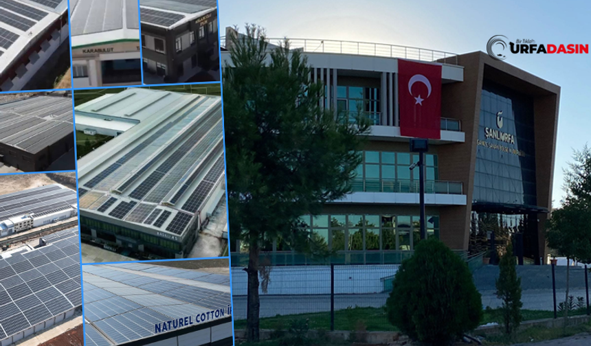 Şanlıurfa OSB'de Son 5 Yılda GES Yatırımları 20 Kat Arttı
