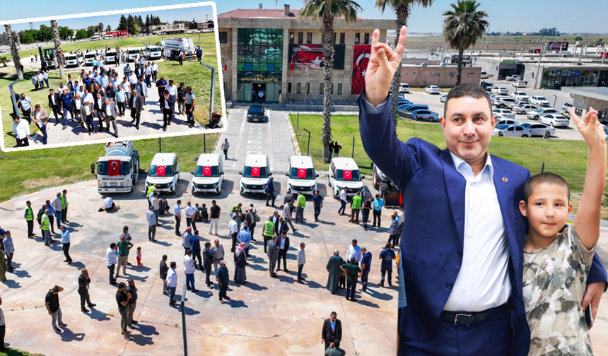 Harran Belediyesi Araç Filosuna 11 Yeni Araç Daha Katıldı