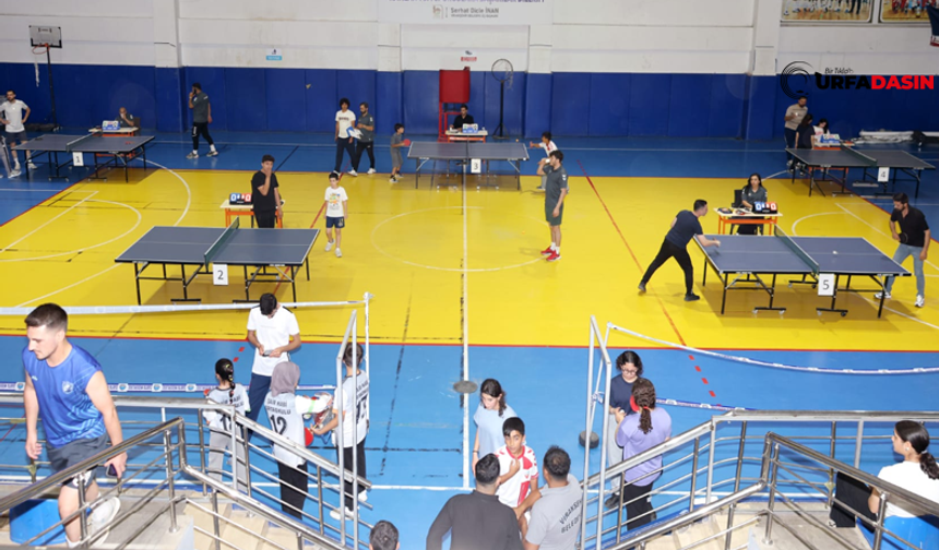 Viranşehir'de Masa Tenisi Heyecanı Başladı: 192 Sporcu Raket Sallıyor