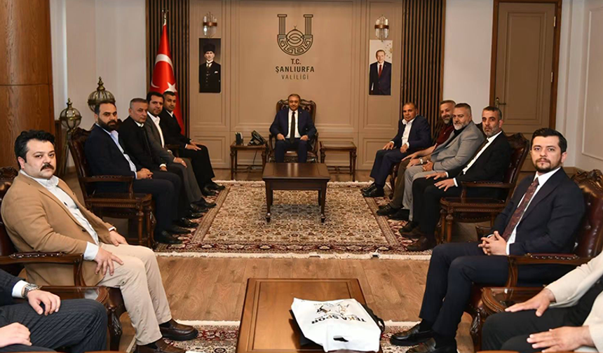 Şanlıurfaspor Yönetiminden Vali Hasan Şıldak'a Ziyaret