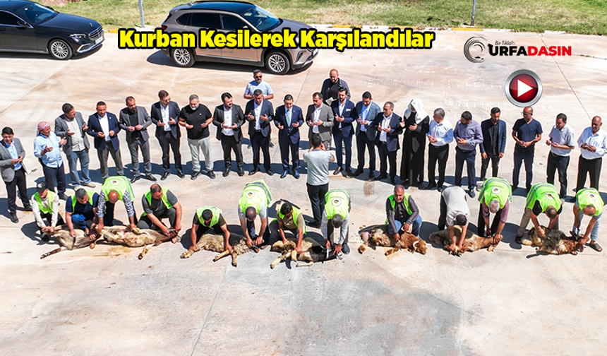 Şanlıurfaspor'un Yeni Yönetimi, İlk Ziyaretini Başkan Özyavuz'a Yaptı