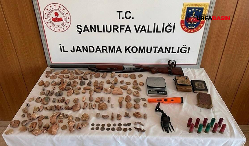 Şanlıurfa’da Tarihi Eser Kaçakçılığı Operasyonu: 159 Parça Eser Ele Geçirildi