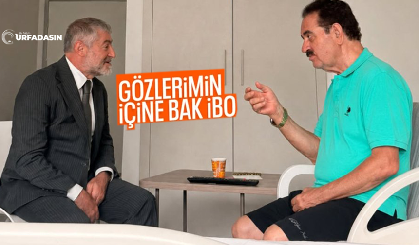 Nureddin Nebati, Tatlıses'i Hastanede Ziyaret Etti