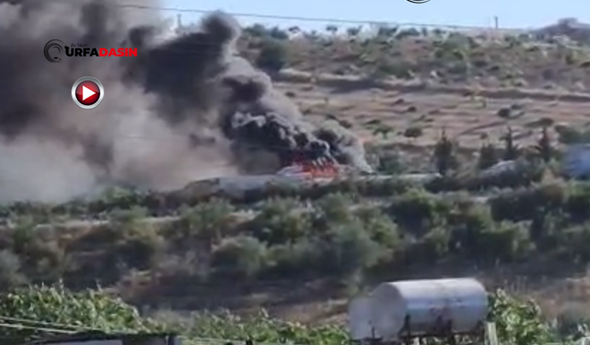 Şanlıurfa'da Alev Alan Tır Yanarak Kullanılamaz Hale Geldi