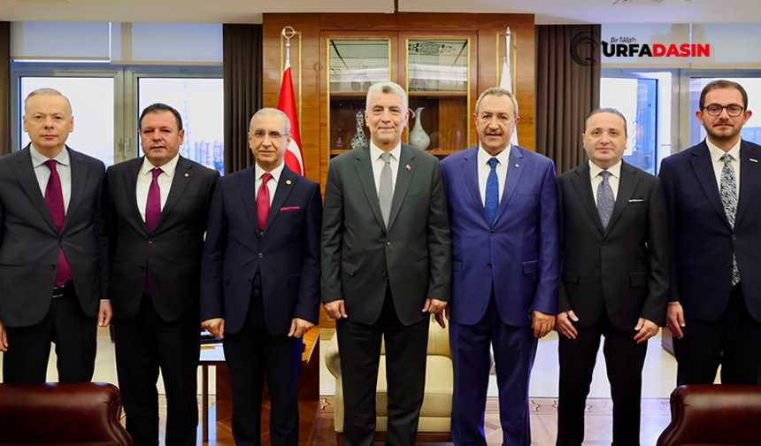 Şanlıurfa Heyeti, Ticaret Bakanı Ömer Bolat’ı Ziyaret Etti
