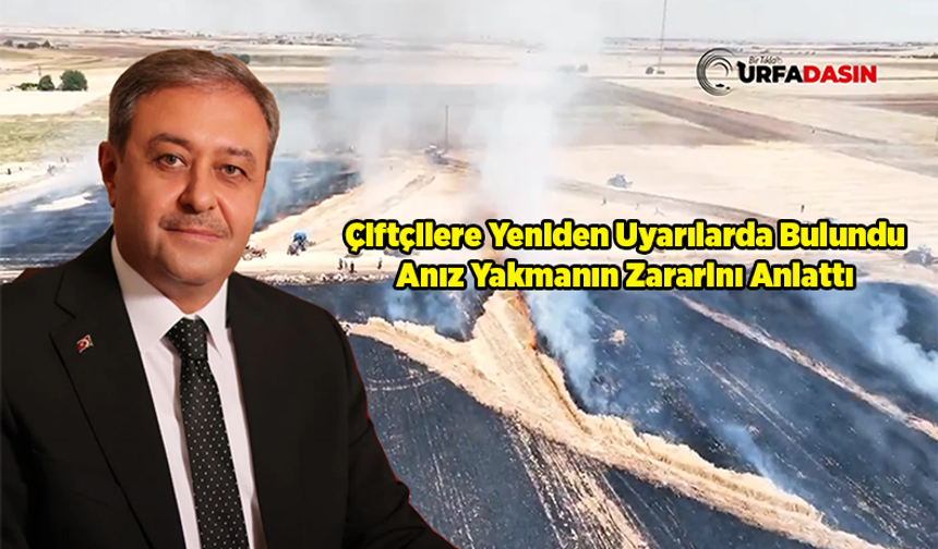 Vali Şıldak, Anız Yakanların Gözaltı Sayısını ve Para Cezası Miktarını Açıkladı