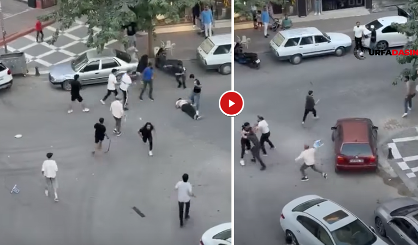 Şanlıurfa'da Kavga Anı Kamerada !