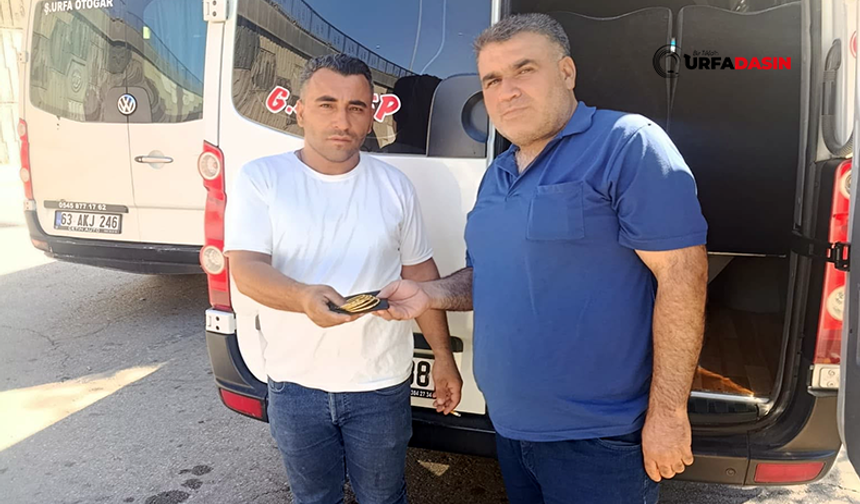 Şanlıurfa'da Dolmuş Şoförü, Araçta Unutulan Bilezikleri Sahibine Teslim Etti