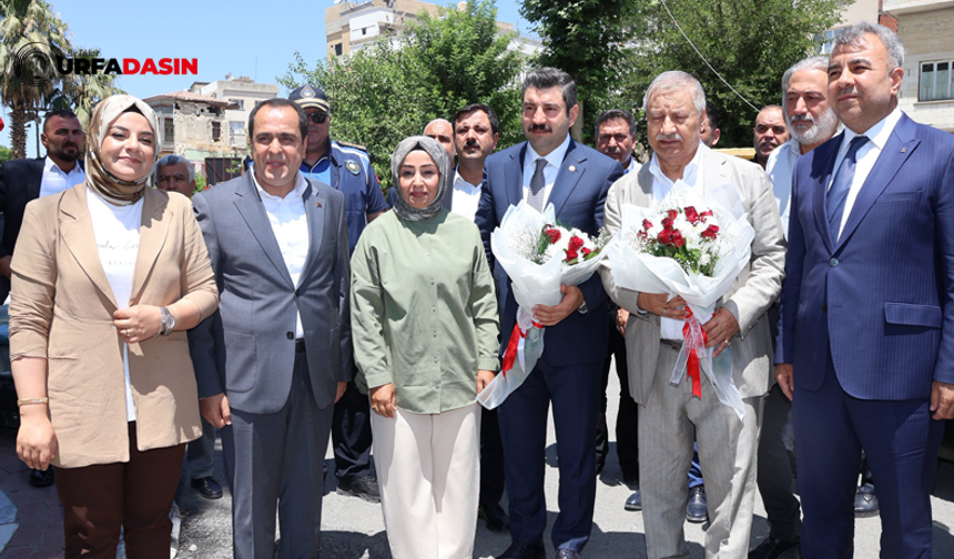 İbrahim Eyyüpoğlu, Birecik Temaslarında Çiçeklerle Karşılandı