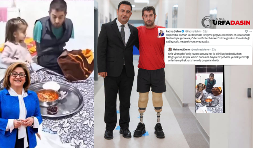 Şanlıurfa Viranşehirli Burhan Doğruyol Yürümeye Başladı, Sıra Kollarında