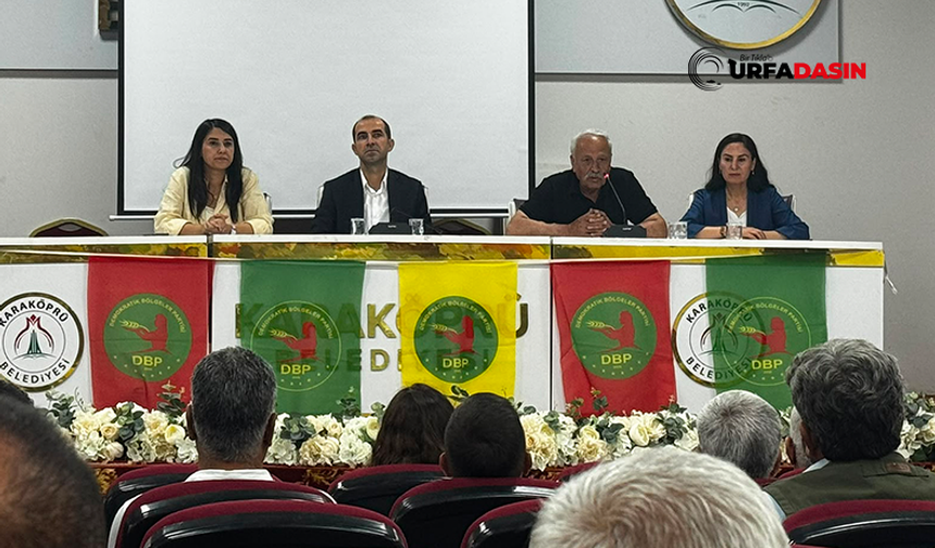 DEM Parti ve DBP'den Şanlıurfa'da Muhtarlar Toplantısı